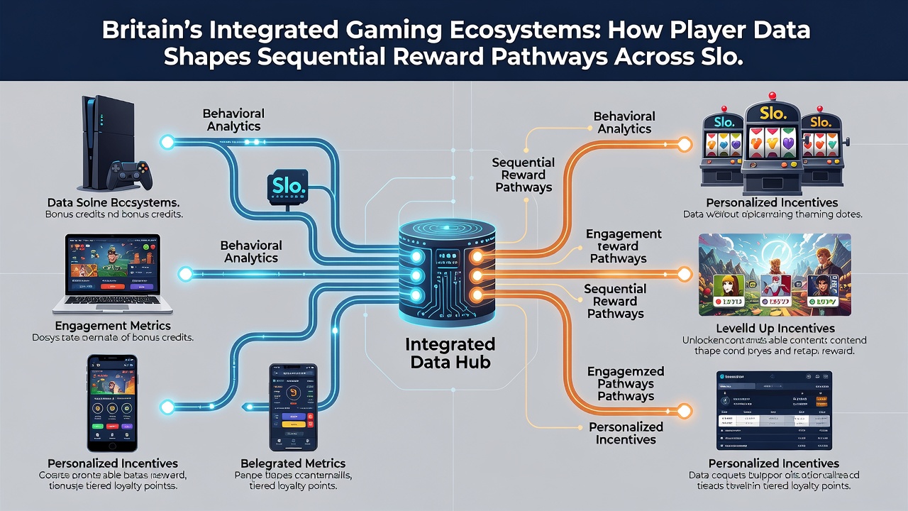 Mobile app interface illustrating sequential rewards moving from slots to table games and sports wagers