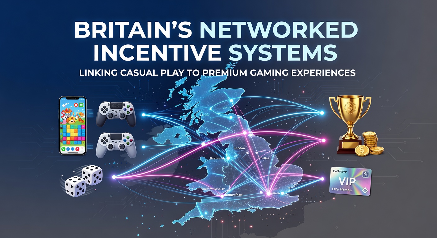 Illustration of interconnected gaming incentive pathways across British platforms