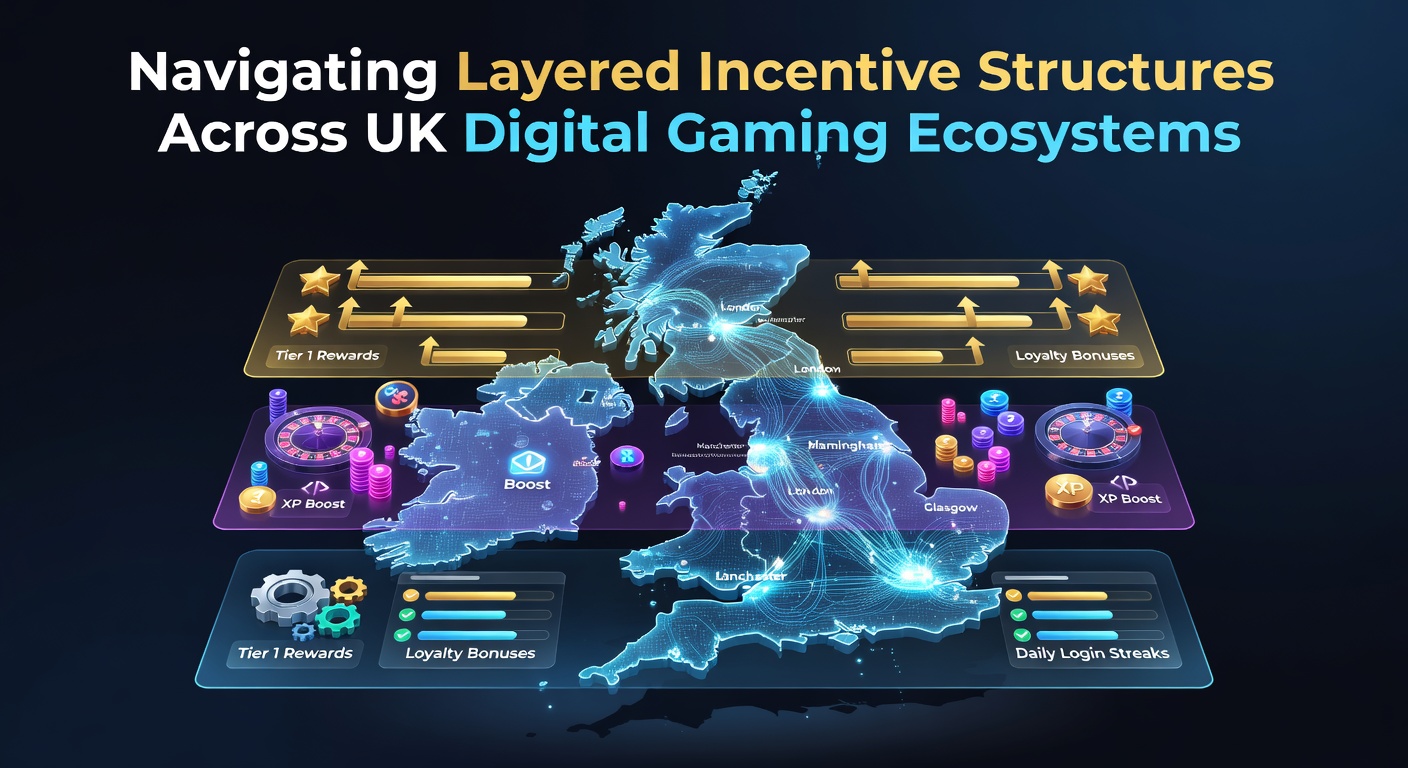Diagram illustrating interconnected layers of gaming incentives across slots, sportsbooks, and poker platforms in the UK