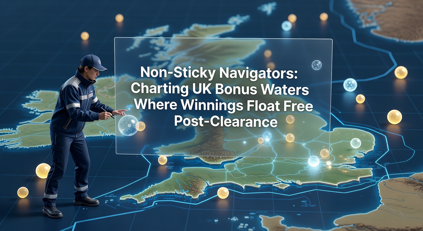 Diagram illustrating bonus-to-cash conversion in non-sticky UK promotions across slots, sports, and tables